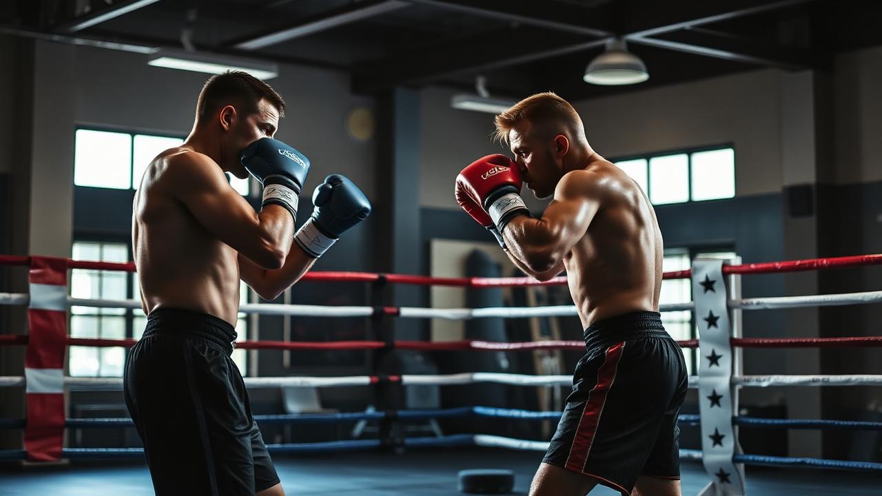Тренировка по боксу